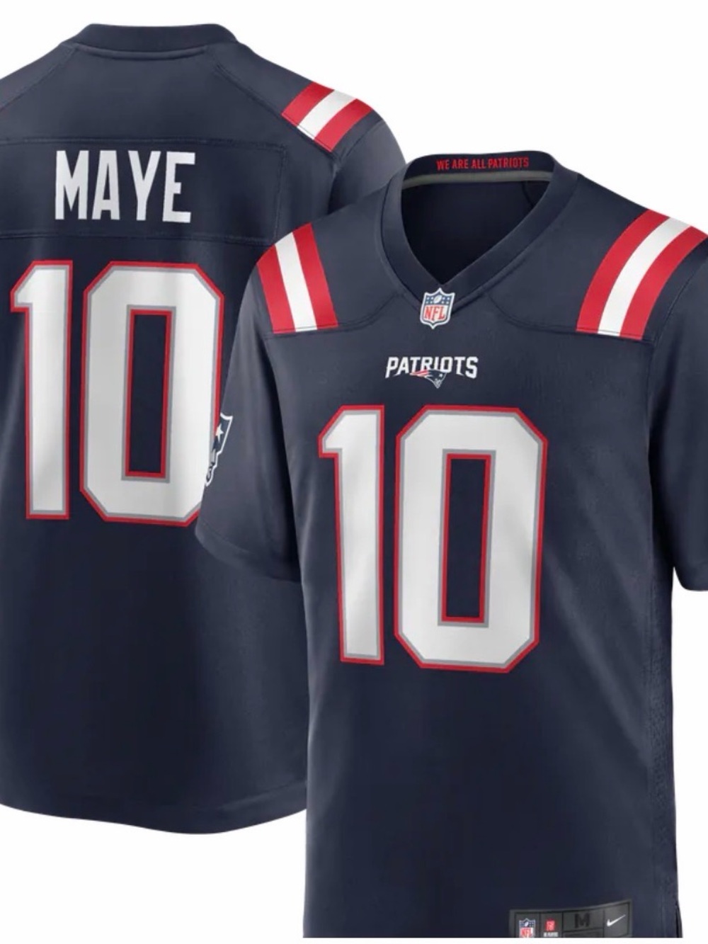 Drake Maye Jersey